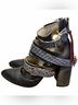 Freebird 100% Leather Blue Black Boots Size 10 - photo 5