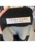 Trina Turk 100% Cashmere Stripes Black Gray Cashmere Pullover Sweater Size S - photo 3