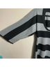 Trina Turk 100% Cashmere Stripes Black Gray Cashmere Pullover Sweater Size S - photo 8