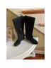 Ugg 100% Suede Solid Black Boots Size 9 - photo 9