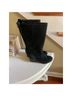 Ugg 100% Suede Solid Black Boots Size 9 - photo 4