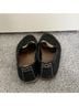 Ugg Australia 100% Leather 100% Wool 100% Faux Fur 100% Rubber Solid Black Flats Size 8 - photo 5