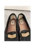 Ugg Australia 100% Leather 100% Wool 100% Faux Fur 100% Rubber Solid Black Flats Size 8 - photo 7