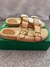 J.Crew 100% Raffia Gold Sandals Size 11 - photo 5