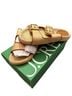 J.Crew 100% Raffia Gold Sandals Size 11 - photo 1