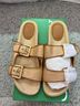 J.Crew 100% Raffia Gold Sandals Size 11 - photo 4