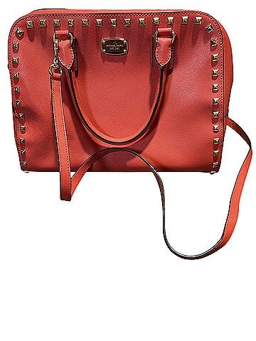 Michael Kors Leather Satchel (view 1)