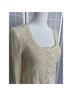LoveShackFancy Hearts Solid Ivory White Cardigan Size XS - photo 9