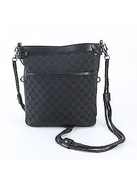 Gucci Gucci GG Canvas 109097 Leather Shoulder Bag Messenger Black Men's (view 1)