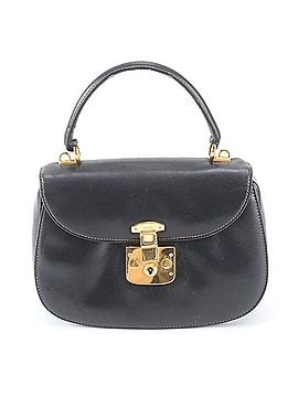 Gucci Vintage Gucci Lady Lock Leather Handbag Tote Bag, Black, Brand Name, Women's (view 1)