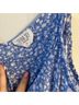 Sienna Sky Floral Blue Tank Top Size M - photo 3