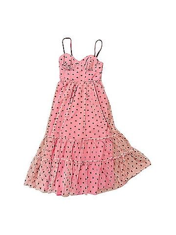 Betsey Johnson Foil-Printed Tiered Sweetheart Cocktail Dress (view 1)