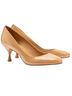 Larroudé 100% Leather Tan Heels Size 6 1/2 - photo 1