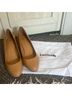 Larroudé 100% Leather Tan Heels Size 6 1/2 - photo 9
