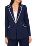 Halogen 55% Linen 45% Rayon 100% Cotton Blue Blazer Size S - photo 5