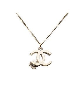 Chanel Chanel Coco Mark Camellia Necklace Pendant Gold Plated Women's CHANEL (view 2)