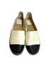 Tory Burch White Black Flats Size 8 1/2 - photo 1