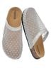 BIUBIU 100% Mesh Silver Mule/Clog Size 8 - photo 1