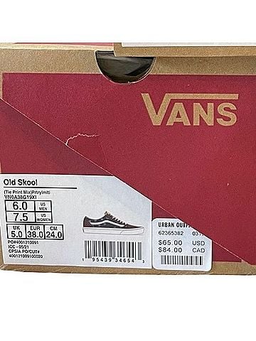 Vans Old Skool Mixed Tie Print Sneakers (view 2)