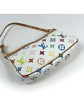 Louis Vuitton Louis Vuitton Pochette Accessoires Studded Makeup Accessory Pouch Monogram Multicolor Blanc (White) M92649 Women's (view 2)