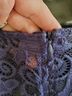 Zanzea Collection 100% Polyester Solid Blue Cocktail Dress Size 12 - photo 6