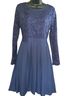 Zanzea Collection 100% Polyester Solid Blue Cocktail Dress Size 12 - photo 1