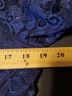 Zanzea Collection 100% Polyester Solid Blue Cocktail Dress Size 12 - photo 8