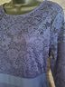 Zanzea Collection 100% Polyester Solid Blue Cocktail Dress Size 12 - photo 4