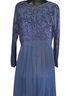 Zanzea Collection 100% Polyester Solid Blue Cocktail Dress Size 12 - photo 2