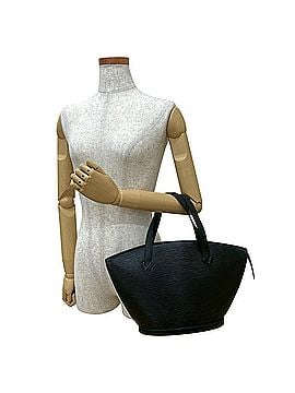 Louis Vuitton LOUIS VUITTON Saint-Jacques Epi Leather Mini Tote Bag in Noir (73112) (view 2)