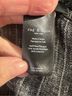 Rag & Bone Stripes Black Gray Coat One size - photo 5