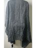 Rag & Bone Stripes Black Gray Coat One size - photo 4