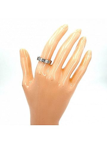 Cartier Cartier Love Ring for Women, 8-Diamond, 18K White Gold (Au750), Approx. 4.5g, Item No. B4050651 (view 2)
