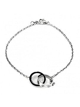 Cartier Cartier Baby Love Bracelet for Women, Adjustable, Au750 18K White Gold, Ceramic, Approx. 3.6g (view 1)
