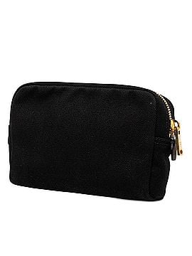 Prada Prada Canapa Logo Handbag Pouch 1NA021 Black Canvas Women's PRADA (view 2)