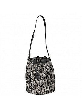Christian Dior Christian Dior Women's Trotter Drawstring Shoulder Bag - Gold Tone, Black with Hardware (view 1)