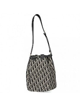 Christian Dior Christian Dior Women's Trotter Drawstring Shoulder Bag - Gold Tone, Black with Hardware (view 2)