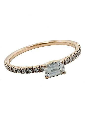 Cartier Cartier women's ring, Etincelle de solitaire, Au750 18k pink gold, diamond, approximately 1.2g. (view 1)