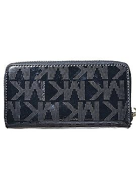 Michael Kors Logo Zip-Around Continental Wallet Leather Wallet (view 2)