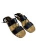 Ralph Lauren 100% Leather Black Sandals Size 8 1/2 - photo 1