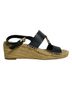 Ralph Lauren 100% Leather Black Sandals Size 8 1/2 - photo 4