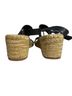 Ralph Lauren 100% Leather Black Sandals Size 8 1/2 - photo 2