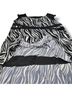 IGIGI 95% Polyester 5% Spandex 100% Polyester Zebra Print Black White Casual Dress Size 30 - photo 7