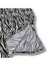 IGIGI 95% Polyester 5% Spandex 100% Polyester Zebra Print Black White Casual Dress Size 30 - photo 6