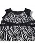 IGIGI 95% Polyester 5% Spandex 100% Polyester Zebra Print Black White Casual Dress Size 30 - photo 5