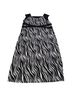 IGIGI 95% Polyester 5% Spandex 100% Polyester Zebra Print Black White Casual Dress Size 30 - photo 1