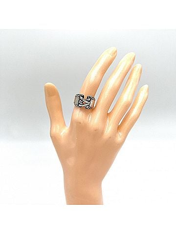 Hermès Hermes women's ring, Mexico style, accessory, jewelry, small item, HERMES 925 sterling silver, approximately 7.9g (view 2)