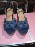 Comfort Plaid Blue Heels Size 10 - photo 6