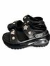 Cape Robbin Black Gold Sandals Size 11 - photo 4