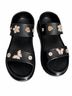 Cape Robbin Black Gold Sandals Size 11 - photo 3